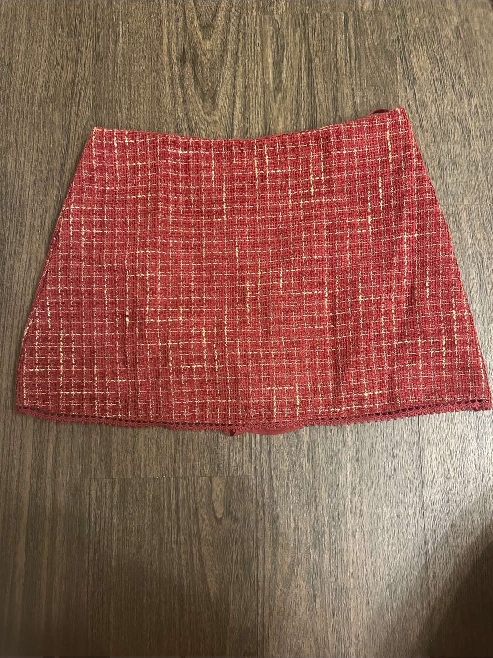 Altar'd State Tweed Mini Skirt